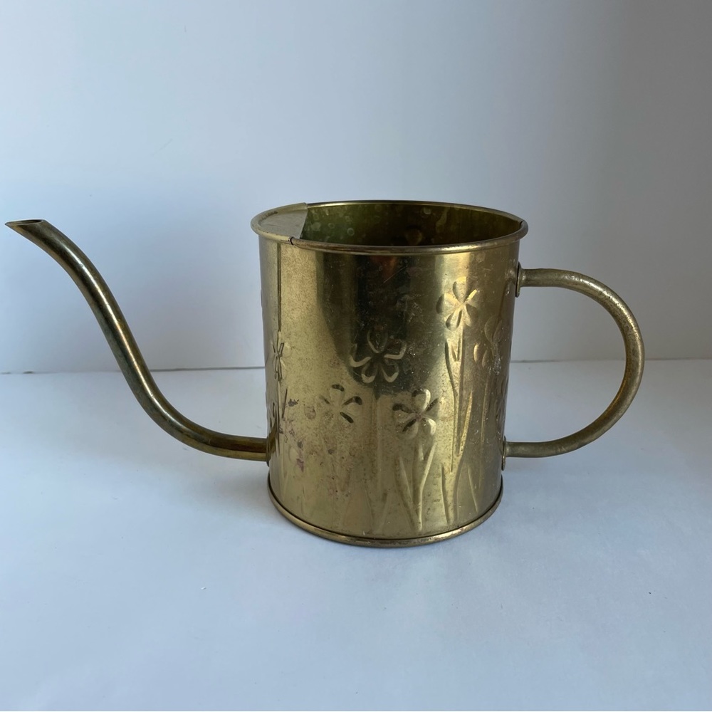 Brass watering can
